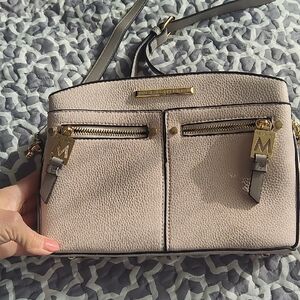 Mia K Collection Cream Crossbody Bag NWOT